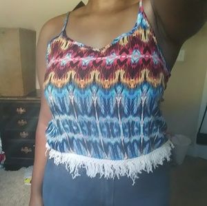 Women's raindow blouse